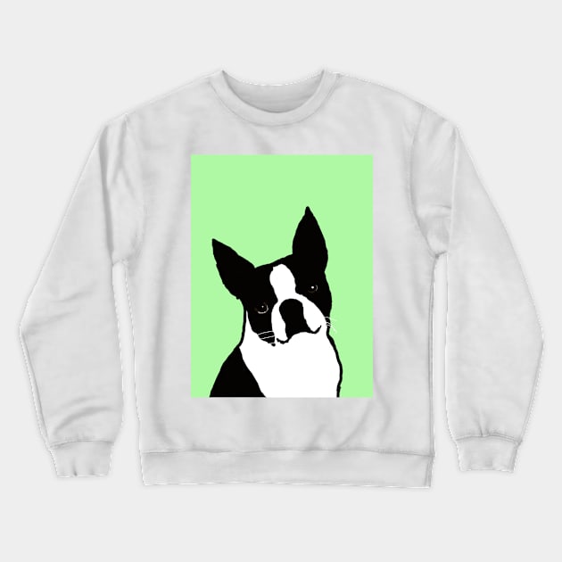 Boston terrier Crewneck Sweatshirt by Dexter1468